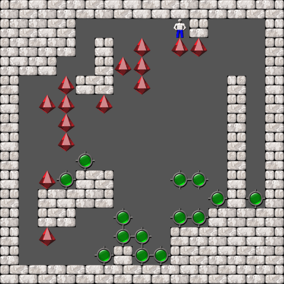 Sokoban More Bugs collections level 454